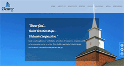 Desktop Screenshot of denverumc.org